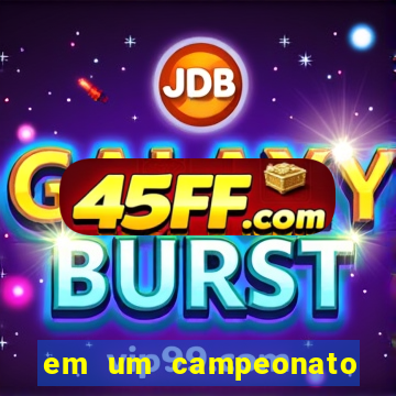 em um campeonato de futebol cada time joga exatamente 19 partidas no total